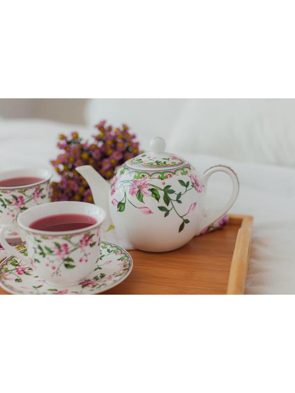 Чайник фарфоровый заварочный «Бланко», 800 мл, цвет белый