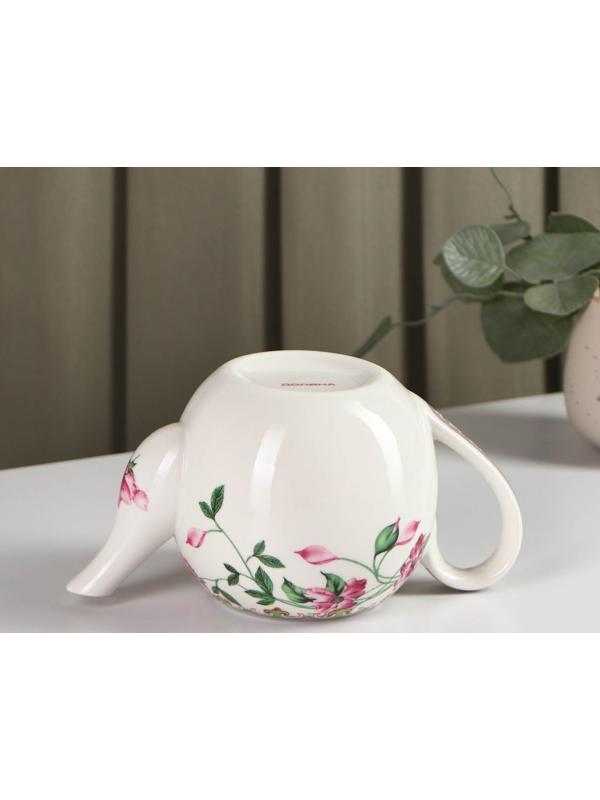 Чайник фарфоровый заварочный «Бланко», 800 мл, цвет белый