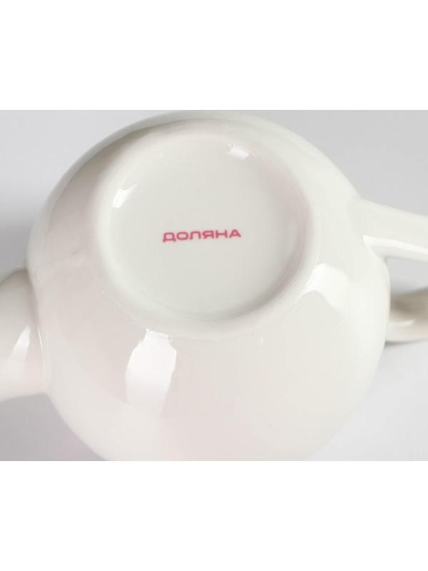 Чайник фарфоровый заварочный «Аделин», 800 мл, цвет белый