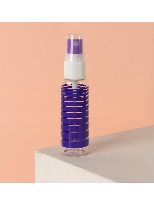 Флакон для парфюма «Полоски», с распылителем, 35 мл, цвет МИКС