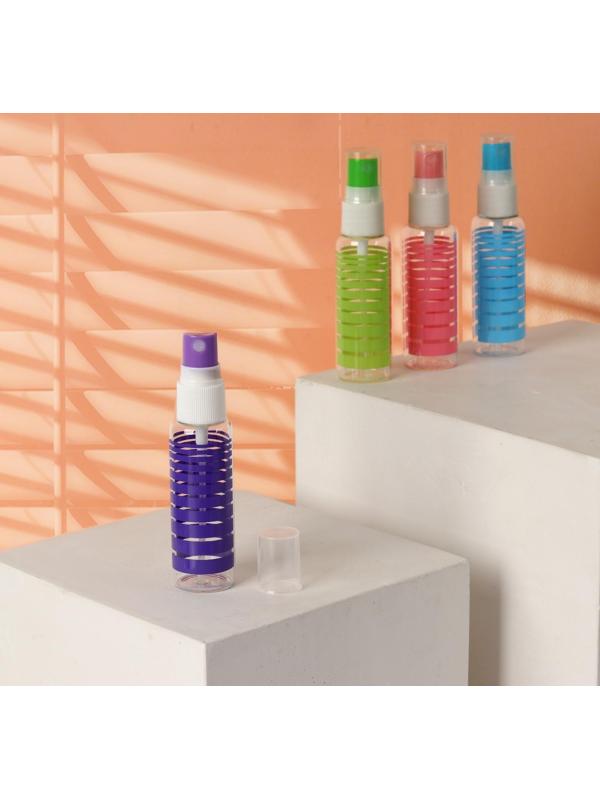 Флакон для парфюма «Полоски», с распылителем, 35 мл, цвет МИКС
