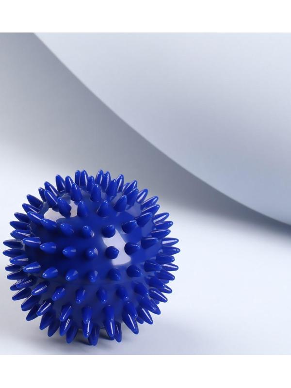 Массажный мяч универсальный, картонная коробка, d = 6,5 см, цвет синий