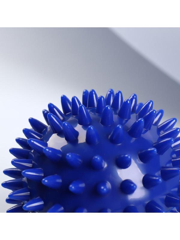 Массажный мяч универсальный, картонная коробка, d = 6,5 см, цвет синий