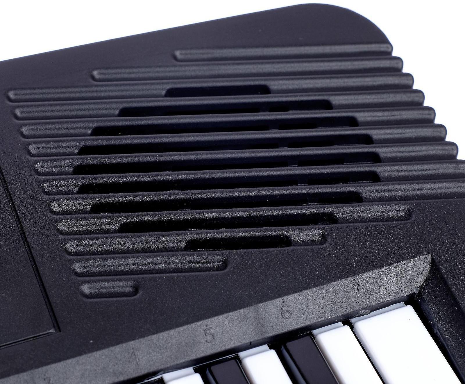 Синтезатор «Супермузыкант» с микрофоном, 44 клавиши, работает от сети и от батареек