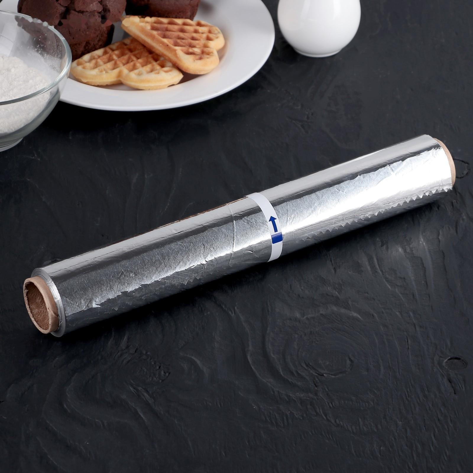 Фольга алюминиевая «Универсальная», 29 см × 50 м, 11 мкм