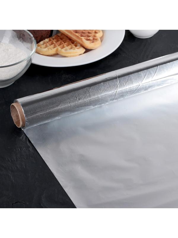 Фольга алюминиевая «Универсальная», 29 см × 50 м, 11 мкм