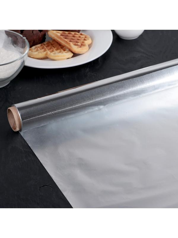 Фольга алюминиевая 44 см х 25 м 