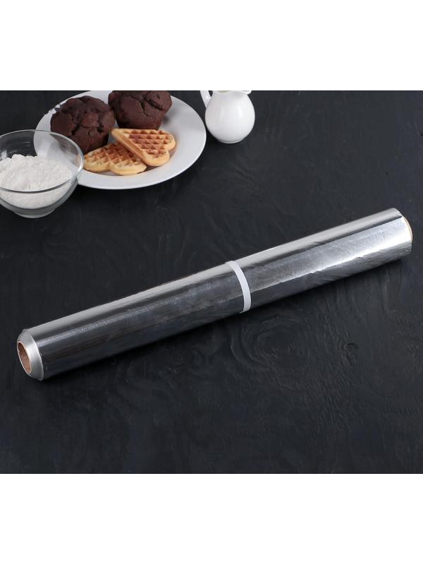 Фольга алюминиевая 44 см х 100 м 