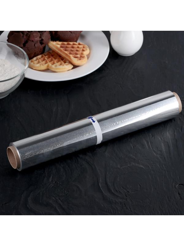 Фольга алюминиевая 29 см х 50 м 