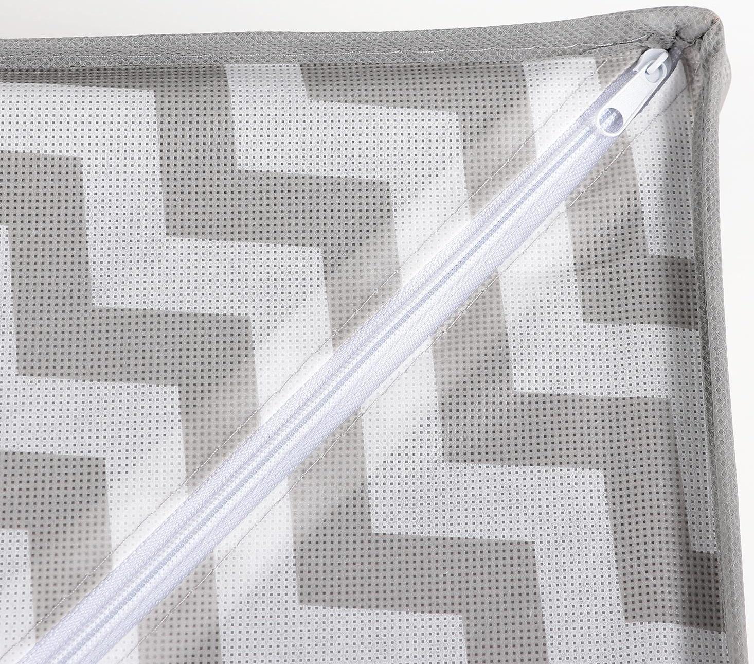 Органайзер для хранения белья «Зигзаг», 12 отделений, 32×32×12 см, цвет серый