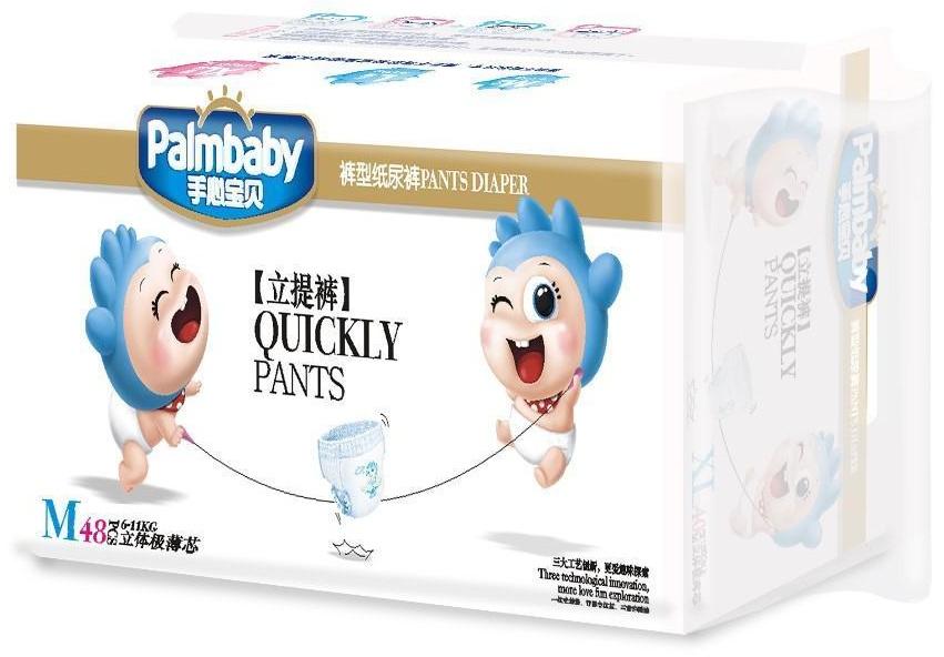 Подгузники-трусики Palmbaby Ультратонкие, M (6-11 кг), 48 шт