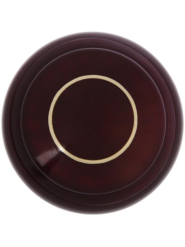 Ручка дверная пластмассовая, d=70, цвет вишня с узором