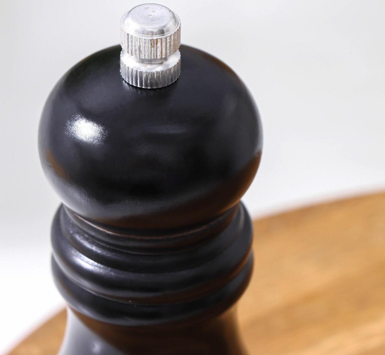 Мельница для специй Доляна, 13×4,5 см, металлический механизм, цвет чёрное дерево