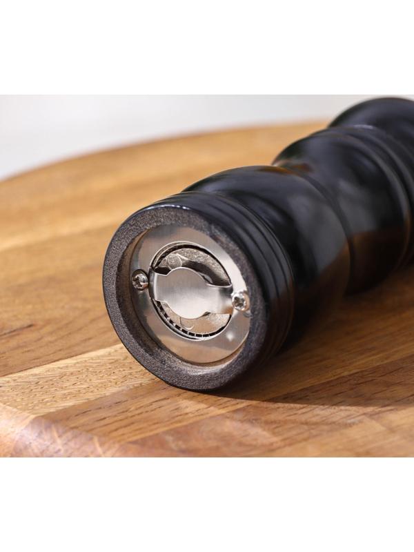 Мельница для специй Доляна, 13×4,5 см, металлический механизм, цвет чёрное дерево