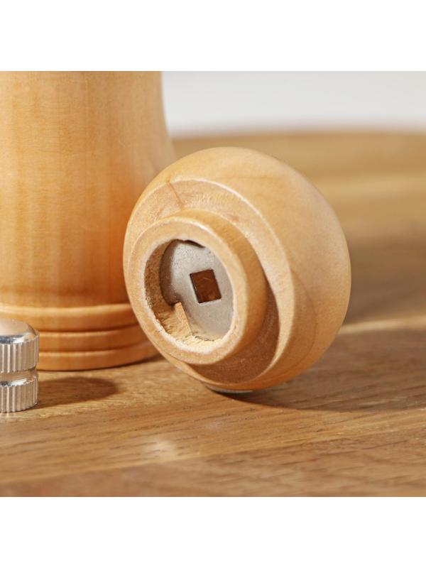 Мельница для специй Доляна, 10,5×4,5 см, металлический механизм, цвет светлое дерево