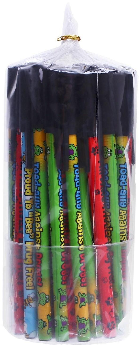 Ручка шариковая Calligrata, 0.5 мм, стержень синий, с рисунком, МИКС