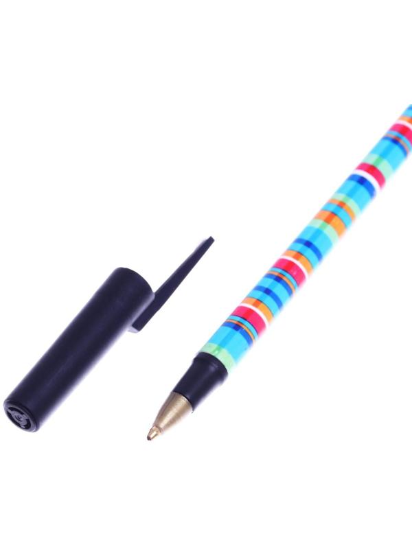 Ручка шариковая Calligrata, 0.5 мм, стержень синий, с рисунком, МИКС