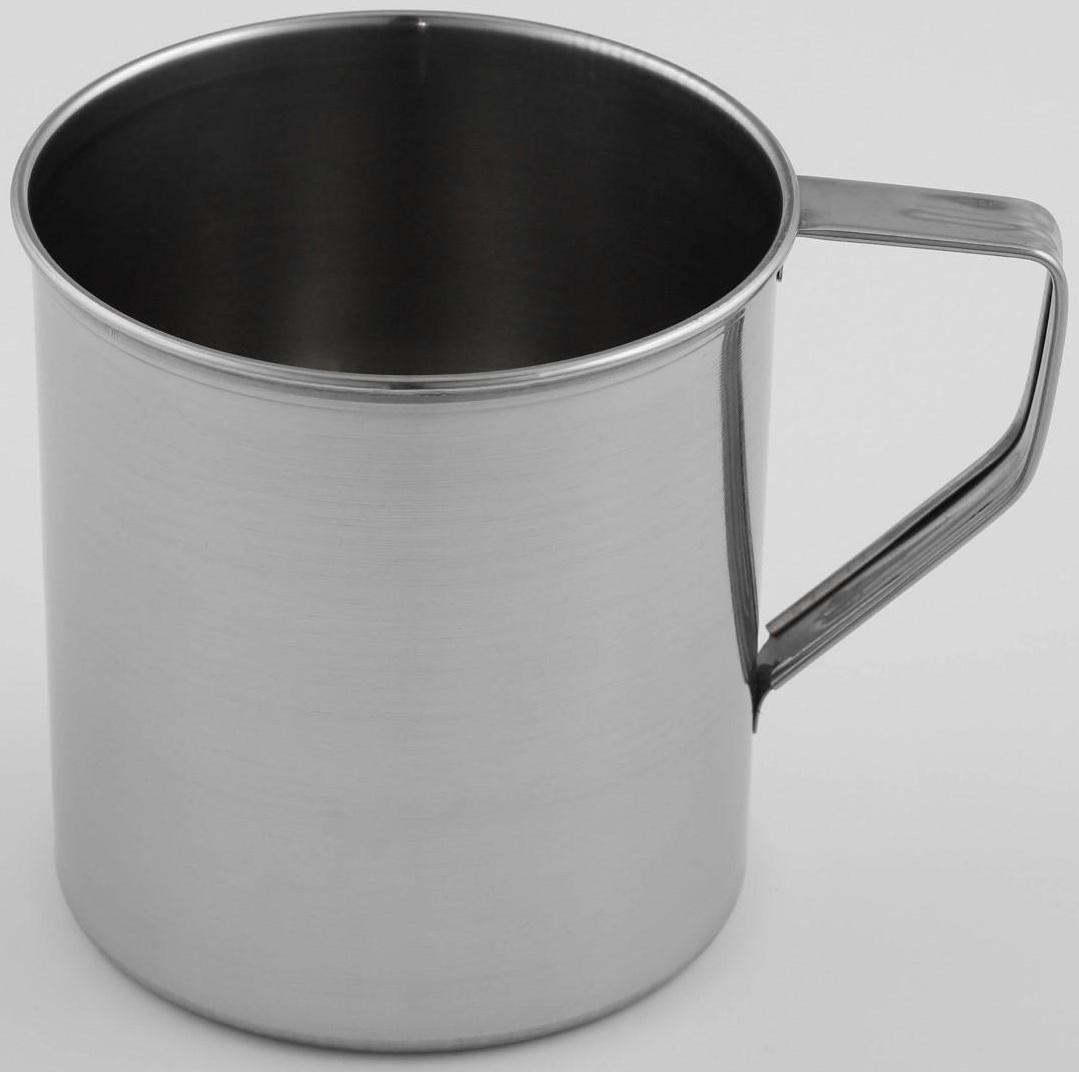 Кружка из нержавеющей стали Доляна, 650 мл, d=9,8 см
