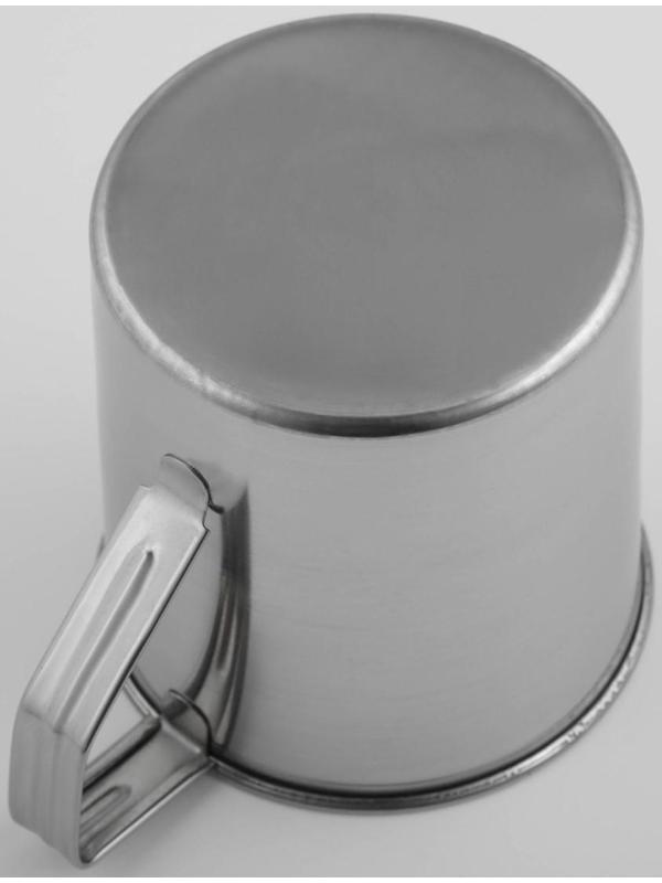 Кружка из нержавеющей стали Доляна, 650 мл, d=9,8 см