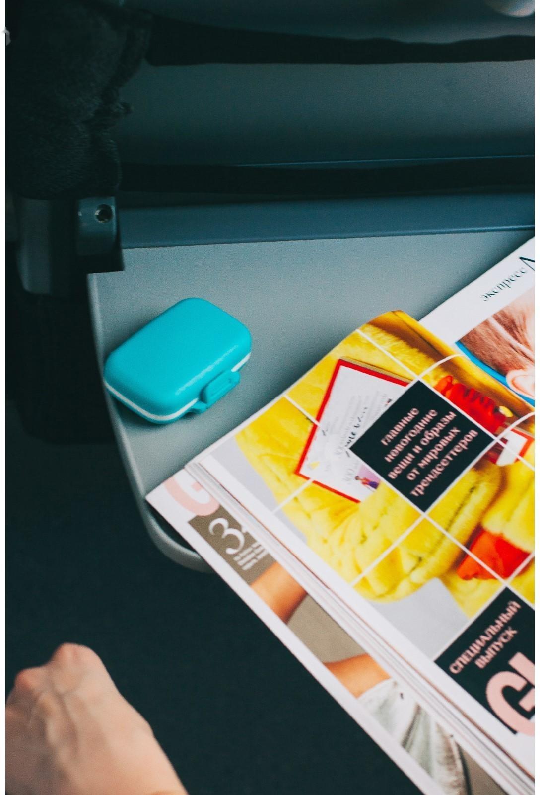 Таблетница, 3 секции, цвет МИКС