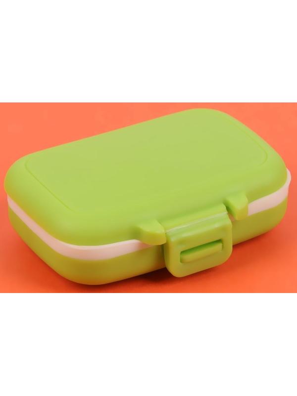 Таблетница, 3 секции, цвет МИКС