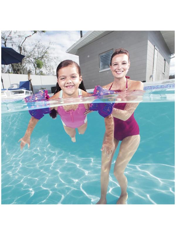 Нарукавники для плавания «Рыбки», 38 х 16,5 см, от 18-30 кг, от 3-6 лет, цвета МИКС, 32183 Bestway