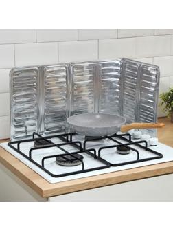 Защитное покрытие для установки на газовую плиту, 84×32,5 см