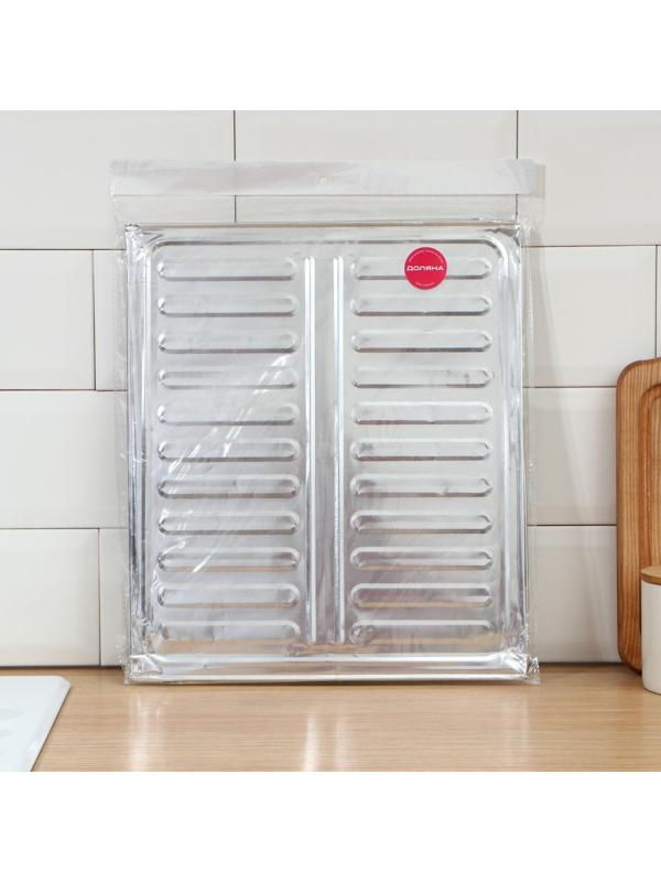 Защитное покрытие для установки на газовую плиту, 84×32,5 см