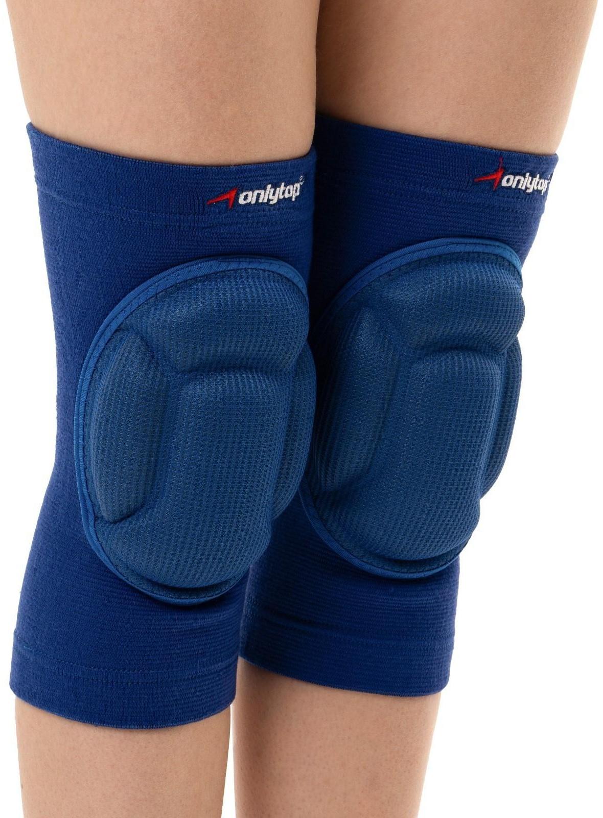 Наколенники волейбольные, размер L, цвет синий