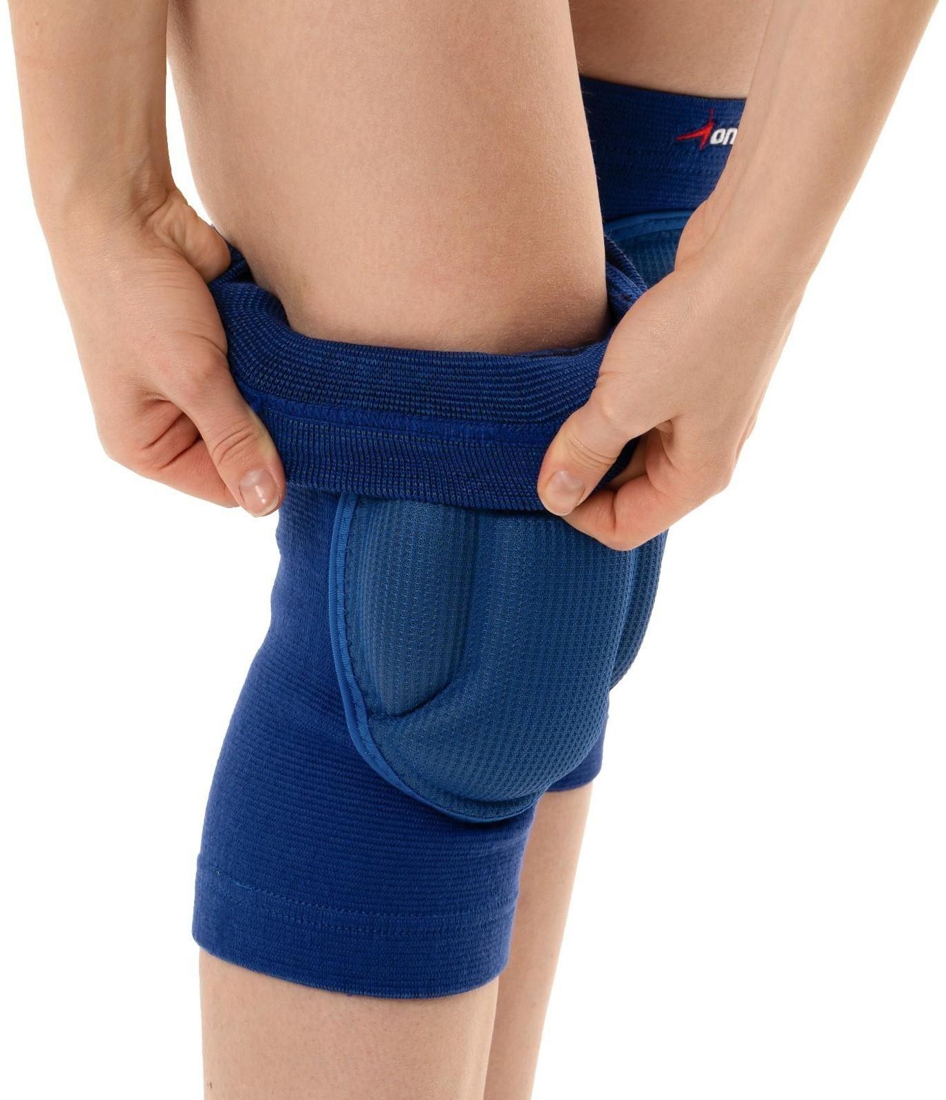 Наколенники волейбольные, размер L, цвет синий