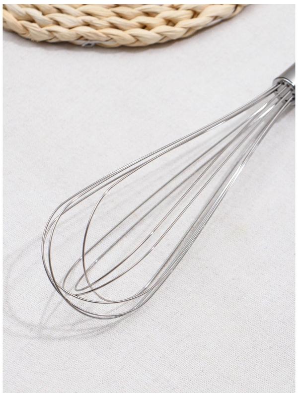 Набор венчиков для взбивания Доляна «Стандарт», 3 шт: 30 см, 25 см, 21 см