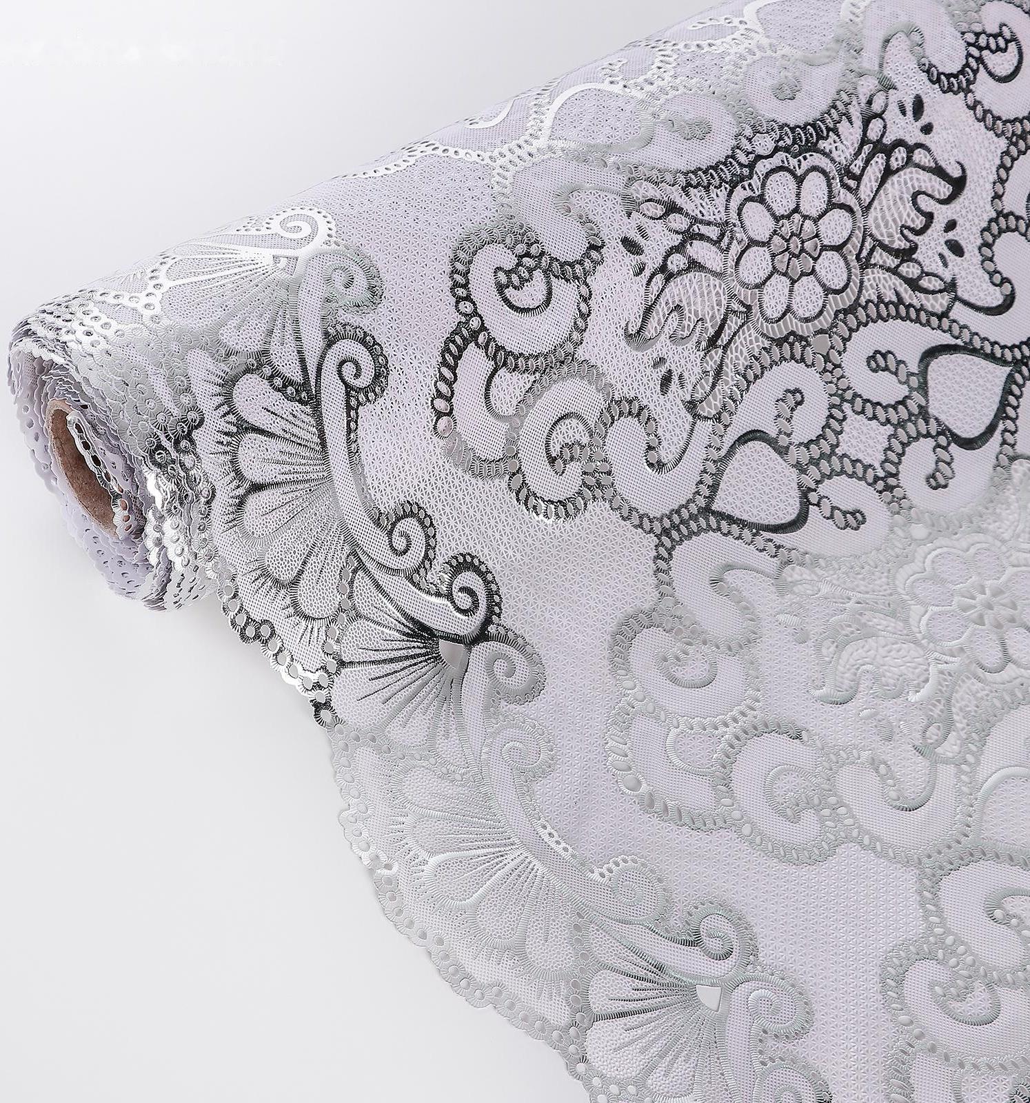 Клеёнка ажурная «Узор», ширина 50 см, рулон 20 метров