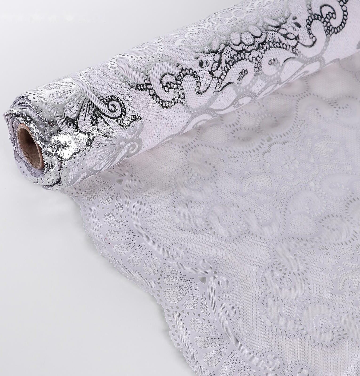 Клеёнка ажурная «Узор», ширина 50 см, рулон 20 метров