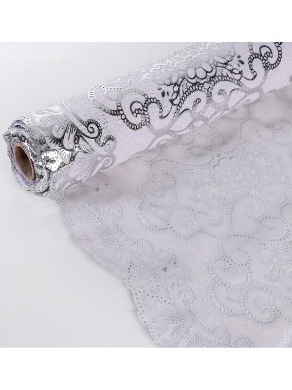 Клеёнка ажурная «Узор», ширина 50 см, рулон 20 метров