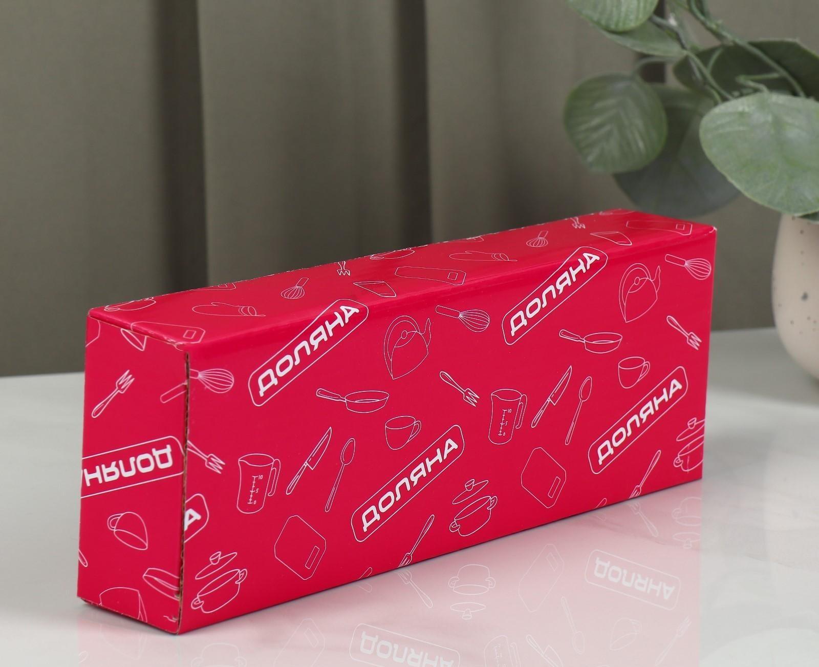 Подставка керамическая под ложку Доляна «Олива», 21,5×7,5 см