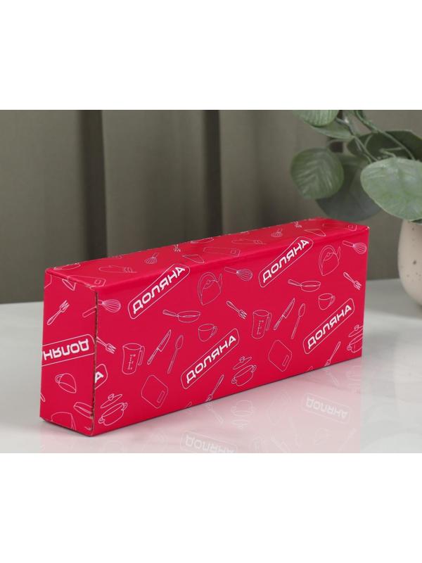 Подставка керамическая под ложку Доляна «Олива», 21,5×7,5 см