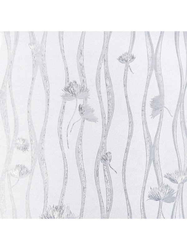 Витражная плёнка «Волна», 45×200 см, цвет прозрачный