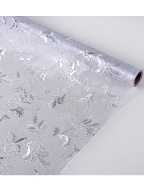 Витражная плёнка «Узоры», 45×200 см, цвет прозрачный