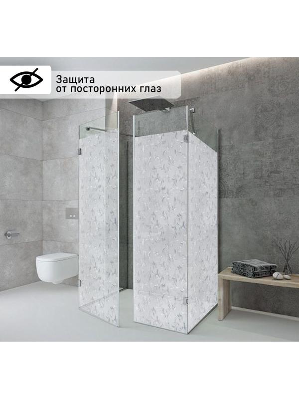 Витражная плёнка «Узоры», 45×200 см, цвет прозрачный