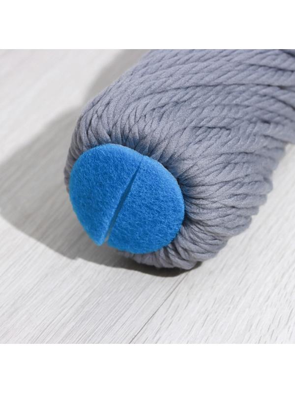 Швабра с отжимом Доляна, насадка из микрофибры, телескопическая окрашенная ручка 120 см, цвет МИКС