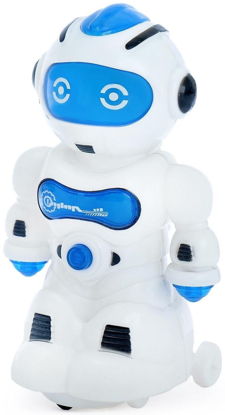 Робот «Мини бот», световые и звуковые эффекты, работает от батареек, цвета МИКС