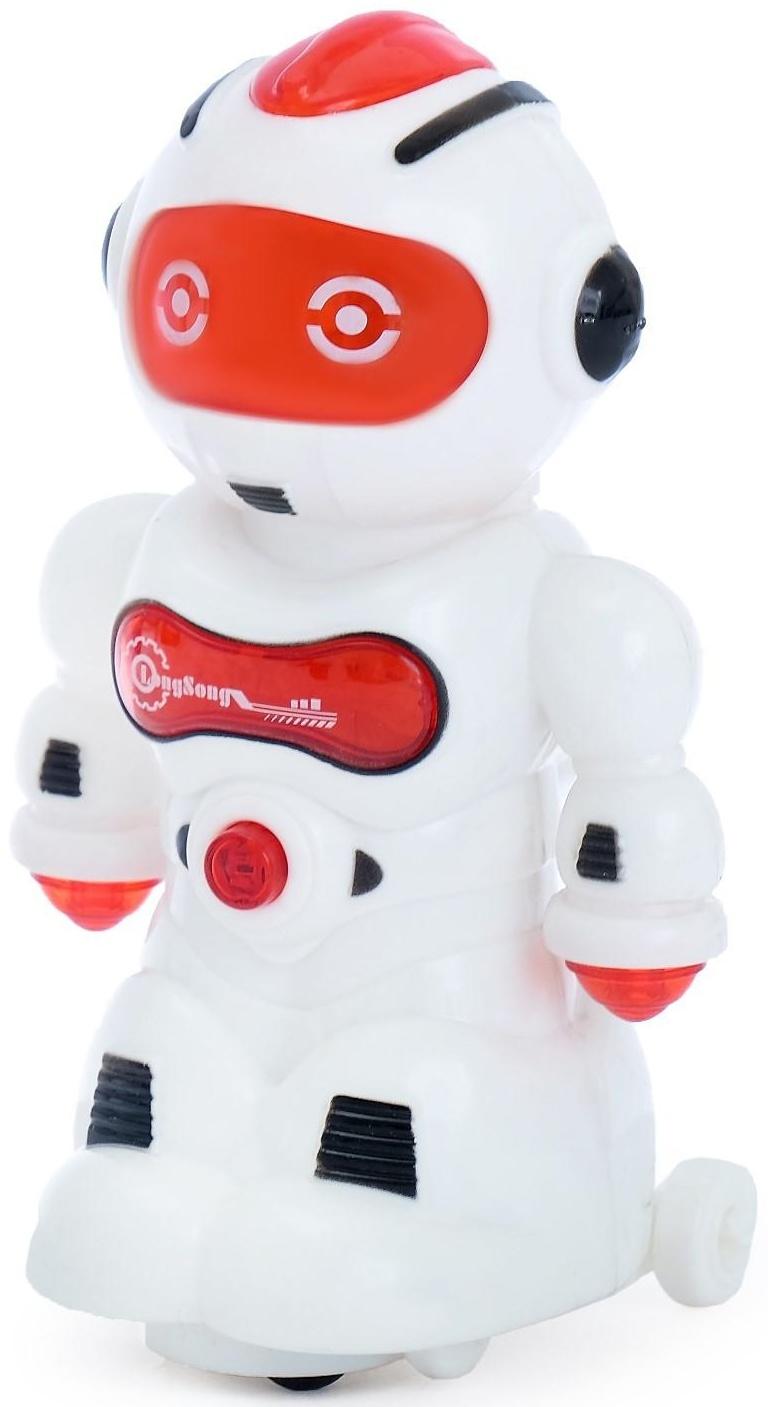 Робот «Мини бот», световые и звуковые эффекты, работает от батареек, цвета МИКС