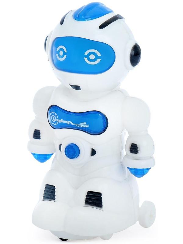 Робот «Мини бот», световые и звуковые эффекты, работает от батареек, цвета МИКС