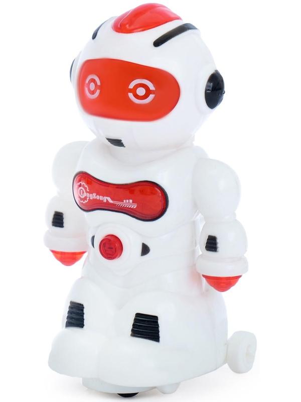 Робот «Мини бот», световые и звуковые эффекты, работает от батареек, цвета МИКС