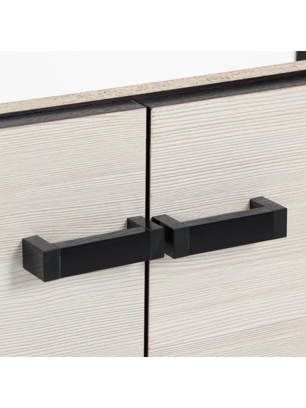 Шкаф напольный под мойку Мальва 800х450х810 Венге/Лоредо