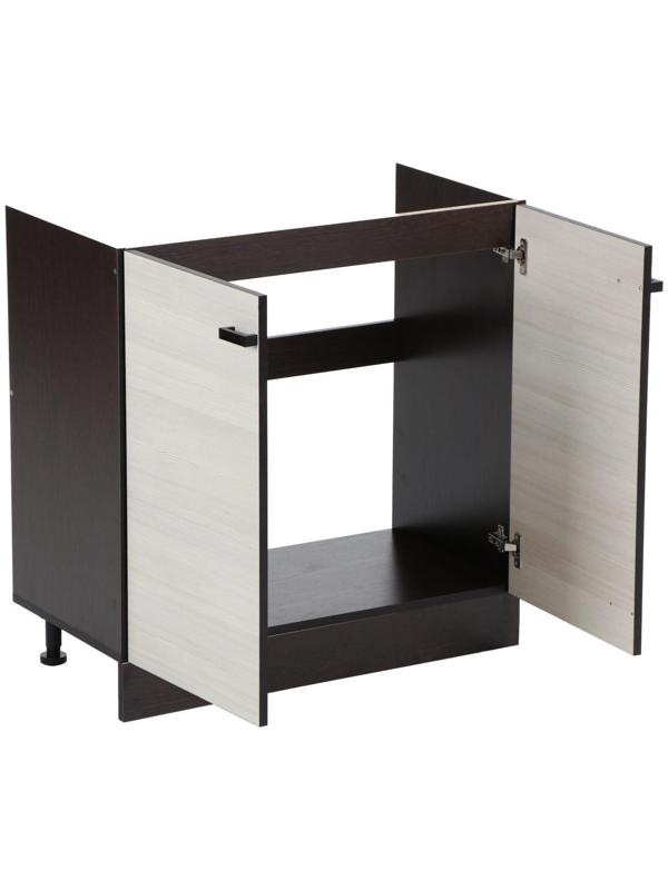 Шкаф напольный под мойку Мальва 800х450х810 Венге/Лоредо