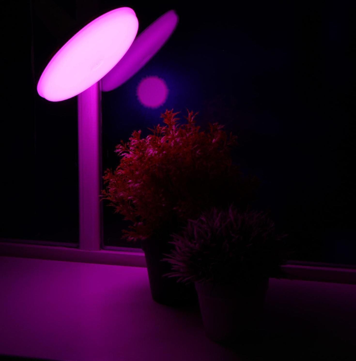 Фитолампа светодиодная Uniel, U150, E27, 16Вт, IP20, 230В, 120°, мультиспектральная, матовая