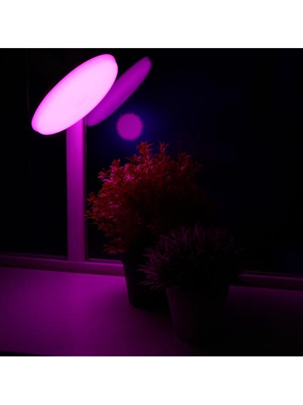 Фитолампа светодиодная Uniel, U150, E27, 16Вт, IP20, 230В, 120°, мультиспектральная, матовая