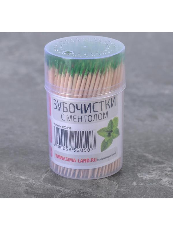 Зубочистки с ментолом Доляна, 270-280 шт