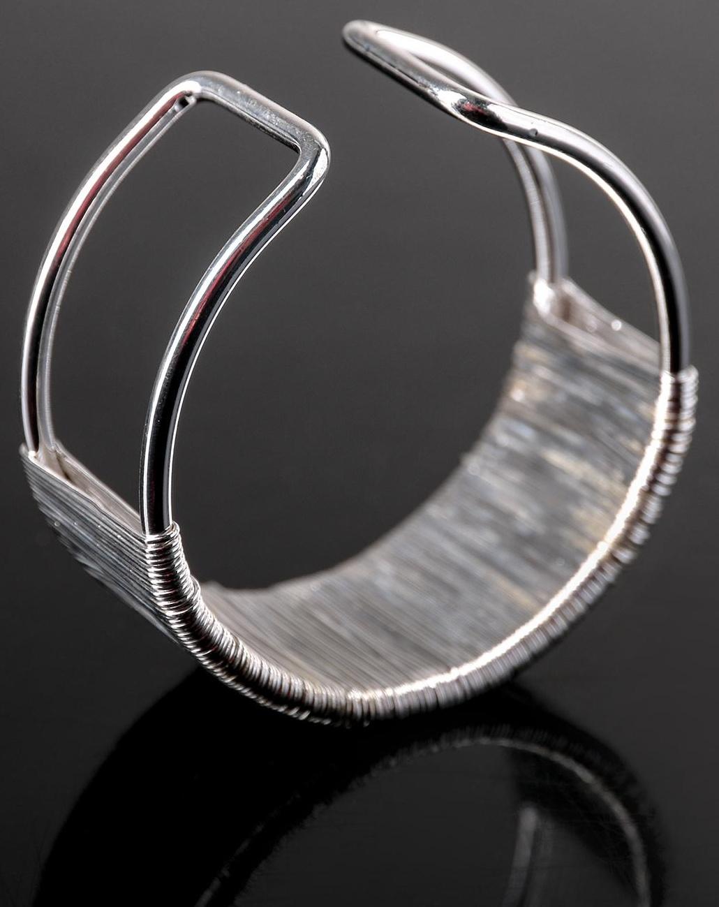 Кольцо для салфеток «Аврора», 4,5×2 см, цвет серебряный